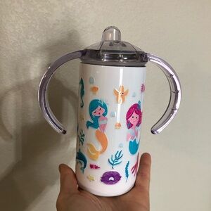 Mermaid Sippy Cup with Handles